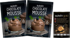Sukrin Chocolate Mousse Mix + Sukrin Gold Sweetener Sachet - Sugar-Free, Low-Calorie, Low-Carb, Keto-Friendly, No Artificial Colors, Includes 2x Chocolate Mousse Mix Packs and 1x Sukrin Gold Sachet 20g
