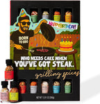Smokehouse by Thoughtfully, Gourmet Ultimate Grilling Spice Set with Birthday Wrap, Includes 20 BBQ Seasonings & Rubs Like Chili Garlic, Italian, and Cajun, Gift for Him, Dad, or Grill Lovers