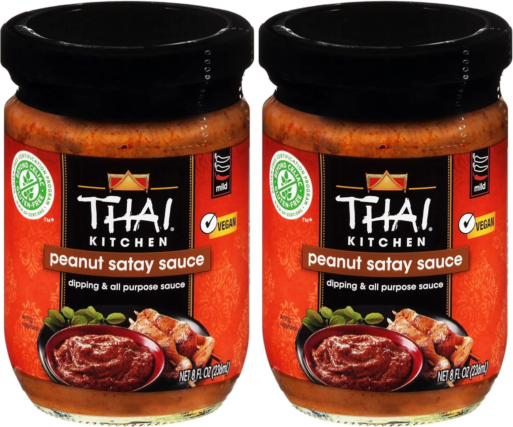 Thai Kitchen Gluten Free Peanut Satay Sauce, 8 fl oz (Pack of 2)