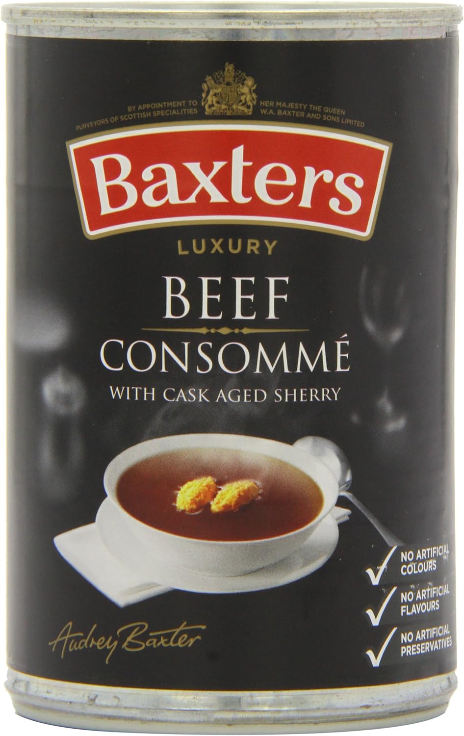 Baxters Luxury Beef Consomme Soup 400 g (Pack of 12)