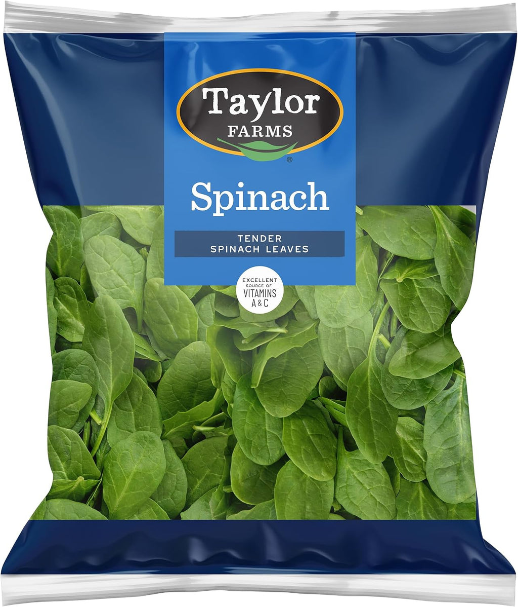 Taylor Farms Spinach, 9 oz Bag