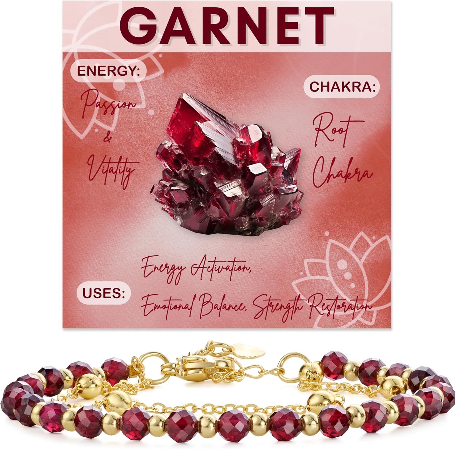 Farfume Crystal Bracelet Beaded Bracelets 4mm Natural Stone Beads Gemstone Handmade Jewelry Valentine's Day Gifts