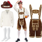 Spooktacular Creations Men’s German Bavarian Oktoberfest Costume Set, Beer Costume Hat for Adults Halloween and Beer Festival