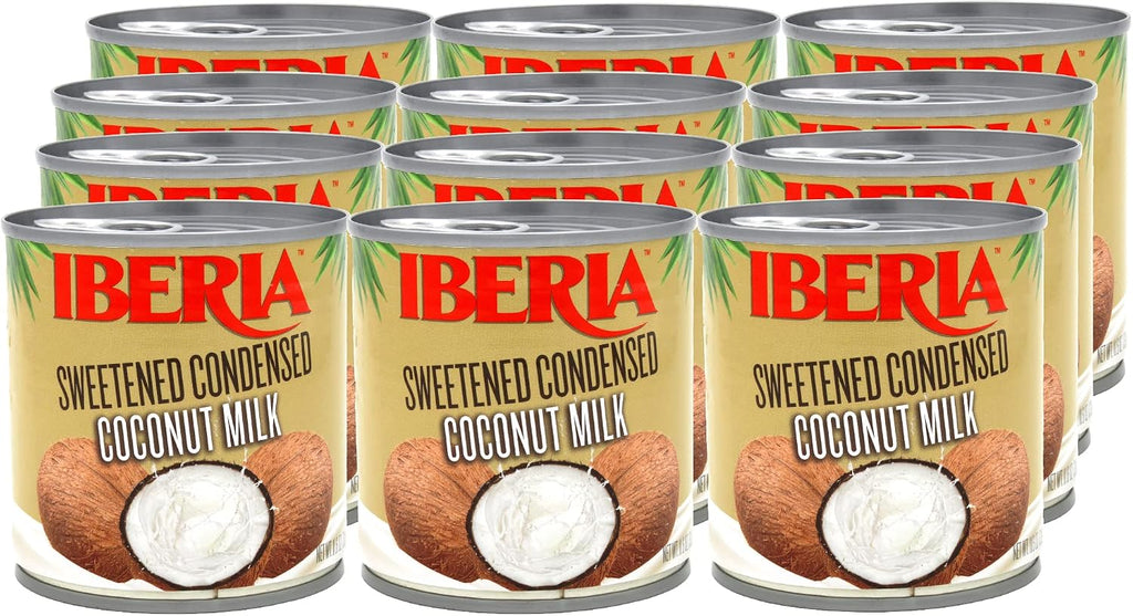 Iberia Sweetened Condensed Coconut Milk, 11.6 Oz (Pack of 12)