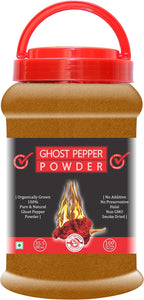 Smoked, Ghost Chili Pepper Powder (Bhut Jolokia) -35.5 Oz (2.2 lbs) , 100% PURE, NON GMO,NO PRESERVATIVE, NO ADDITIVE ) Organically Grown