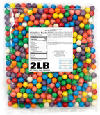 Gumballs for Gumball Machine, 0.5 Inch Mini Gumballs, Approx. 560 Pieces, 2lb Bulk Bag, Bubble Gum Balls Assorted Fruit Flavored Bubble Gum, Gumball Machine Refills