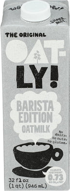 Oatly Barista Edition Oatmilk, vegan, 32 Fl Oz