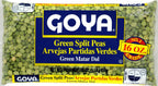 Goya Green Split Peas, Dry, Bag, 1 lb, 16 Oz