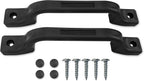 Camp'N RV Grab Handle - Black Sturdy 2-Pack Plastic Handles with Mounting Hardware, Ideal RV Handrail for Campers, Adults, and Elderly Safety