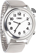 Talking Watch with Large Numbers and Expandable Strap, self-Setting for Visually impaired, Blind or Elder People