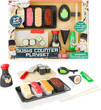 Lollipop Sushi Interactive Toy - Pretend Play Food Set - Includes Sushi Counter - Great Gift for Kids