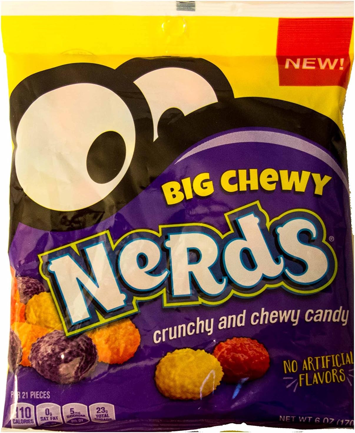 Nerds Big Chewy Crunchy and Chewy Candy 6 oz bag