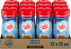 Nestle Coffee mate Coffee Creamer, French Vanilla, Non Dairy Powder Creamer, 15 oz Canister (Pack of 12)