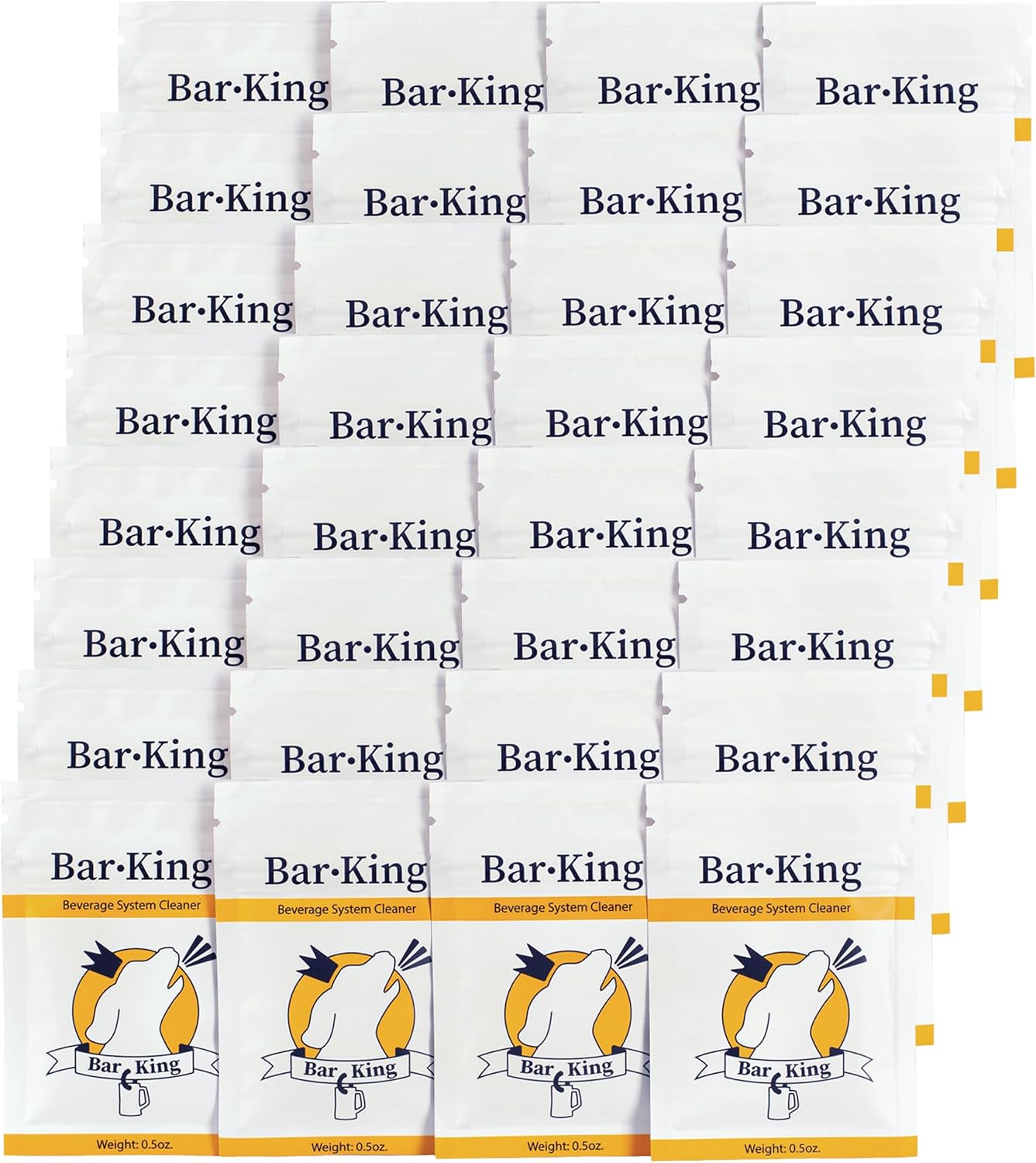 Bar-King Beer Line Cleaner - 32 Individual Cleaning Packets