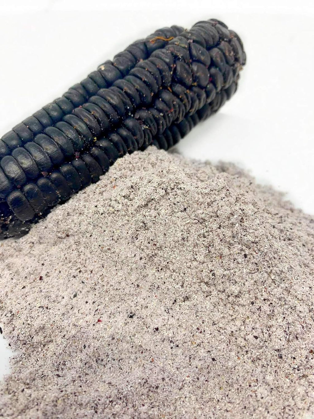 Heirloom Organic PURPLE CORN 16 oz (1 lb.) Powder Cornmeal Flour for Baking, Smoothies, Cornbread, Tortillas, USA Stone Ground Milled