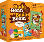 Enlightened Bada Bean Bada Boom Roasted Fava Beans, Dried Broad Beans - 110 Calories, 4g Fiber, 6g Plant-Based Protein, Gluten-Free, Vegan, Plant Based Snacks - 1 Ounce (Pack of 24)