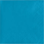Creative Converting Touch of Color 2-Ply 50 Count Paper Beverage Napkins, Turquoise