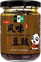 NPG Authentic Sichuan Black Bean Chili Sauce 7 Oz, Medium Heat, Tangy, and Fermented, Ready to Use Hot Sauce for Topping, Dipping, and Cooking, Premium Chinese Condiment