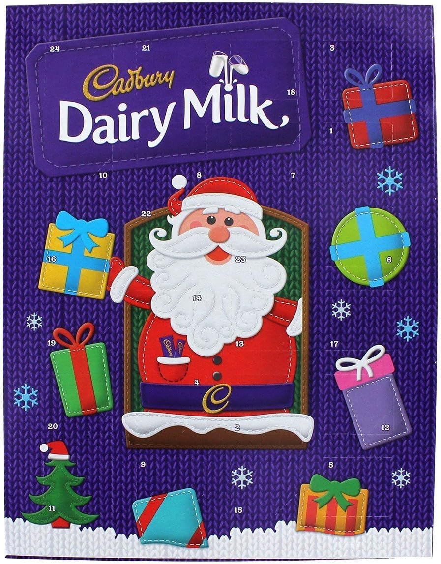 Cadbury – Dairy Milk Advent Calendar, 90g (Pack of 1)