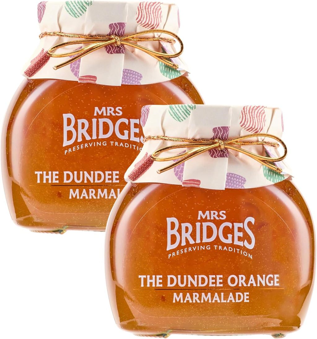 Mrs Bridges Dundee Orange Marmalade, Made in Scotland, 12oz Jar (Pack of 2)