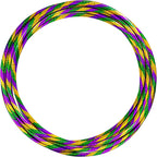 12 Pack 24 inch Exercise Hoop Plastic Glitter Hoop Obstacle Course Ring Toy for Adult Party Gymnastic Playing for Parade Decoration Games Performance Outdoor Sports