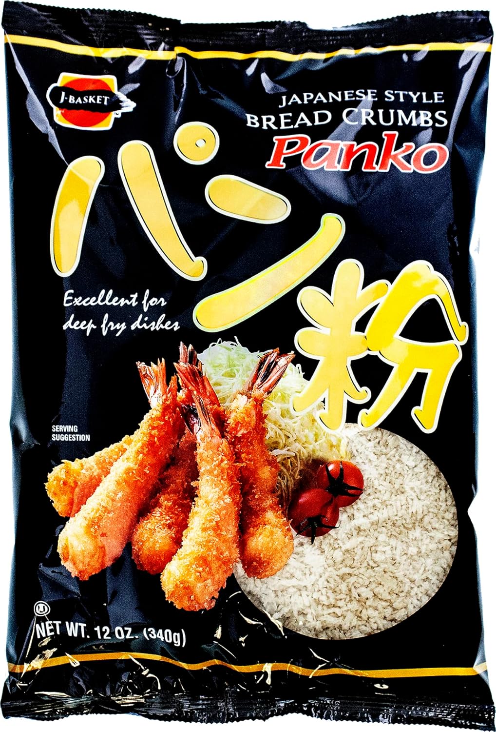 J-BASKET Panko Bread Crumbs, 12-Ounce Packages (Pack of 6)