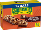Nature Valley Sweet and Salty Nut Granola Bars, Dark Chocolate Peanut Almond, 24 Bars, 28.8 oz