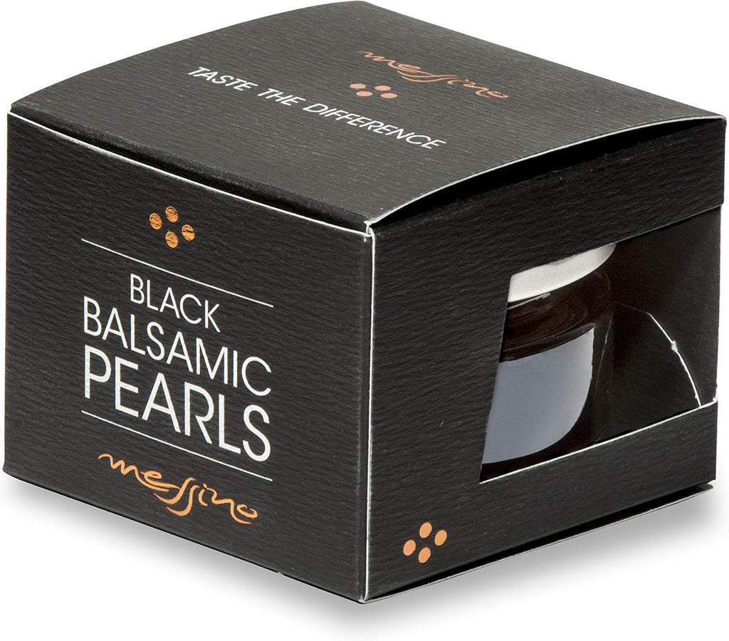 Messino Black Balsamic Pearls imported from Greece, 50 ml
