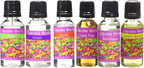 Cupcake World Intense Food Flavourings Retro Sweets Pack 28.5 ml (Pack of 1, Total 6 Flavours)