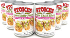 Stokes Green Chile Sauce with Pork and Jalapenos Pack of 6