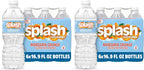 Splash Refresher Mandarin Orange Flavored Water, 16.9 Fl Oz, Plastic Bottle, Pack of 12