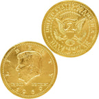 Smarty Stop Large Gold Foil-Wrapped Milk Chocolate Dollar Coins (1 Pound (Pack of 1))