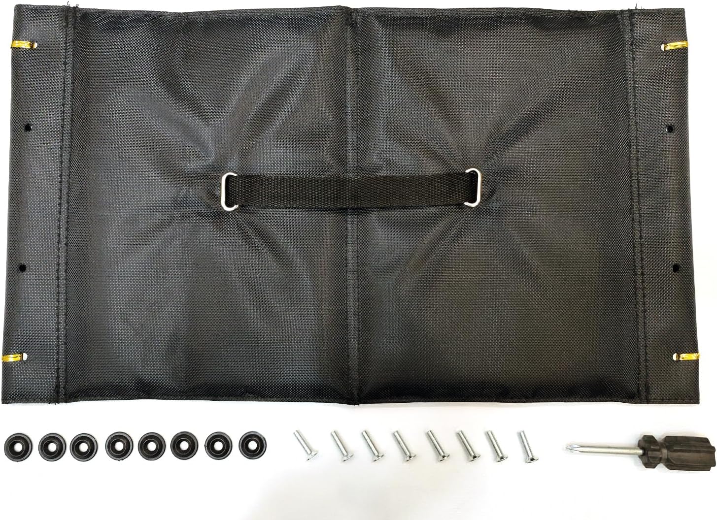 10266 Nitro rollator seat Replacement,10.5"*18",w/Hardware and Tools,(12.Seat/Hdwr 1026608,13.Folding Strap Assy 1026609.),for Standard Model and Tall Model,1Ea,Black