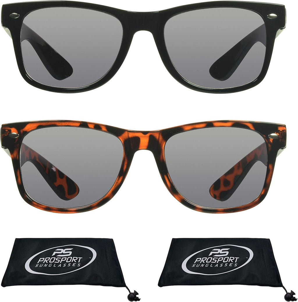 proSPORT Reading Sunglass Readers No Line Full Lens Men Women Smoke | Brown |Black |Tortoise Frame NOT BIFOCAL