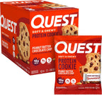Quest Nutrition Peanut Butter Chocolate Chip High Protein Cookie, Keto Friendly, Low Carb, 24.5 Oz, 12 count (Pack of 1)
