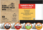 San Francisco Bay Compostable Coffee Pods - Original Variety Pack (80 Ct) K Cup Compatible including Keurig 2.0, French, Breakfast, Fog, Organic Rainforest