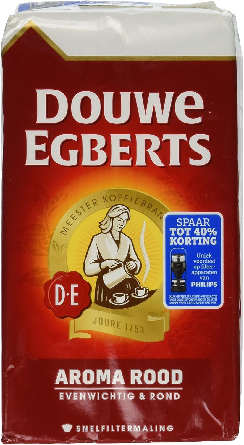 Douwe Egberts Aroma Rood Ground Coffee 17.6oz/500g