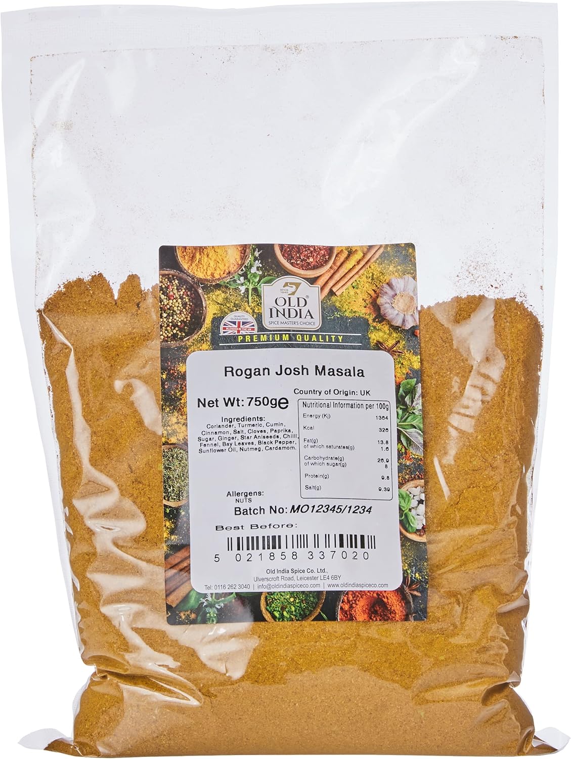 Old India Rogan Josh Masala 750 g