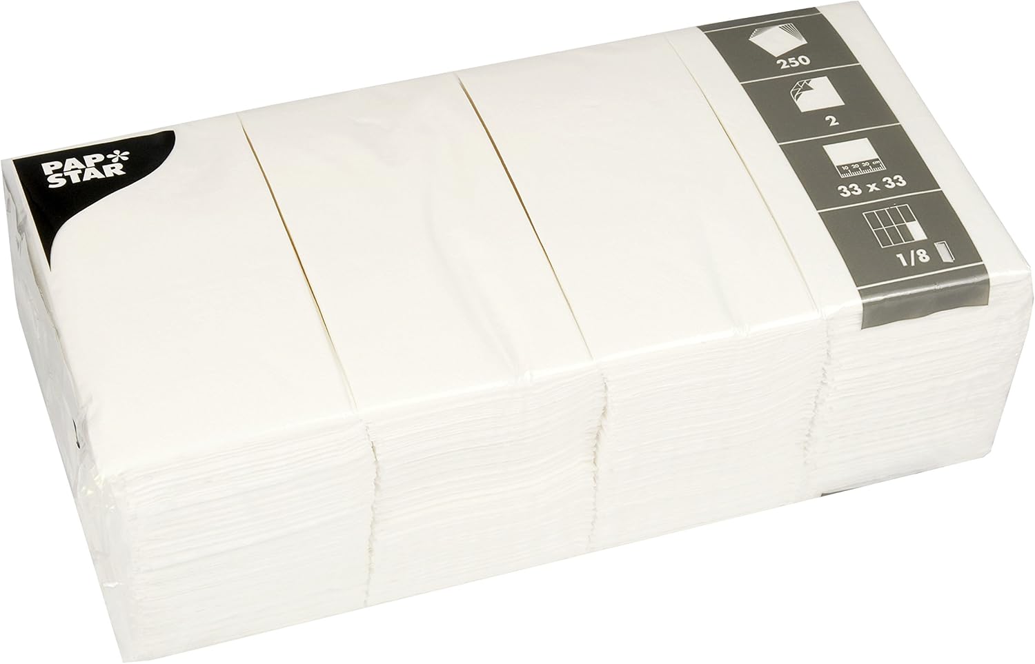 PAPSTAR 82552 Papstar Serving White 1/8 Fold