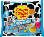 Chupa Chups Lollipops, 40 Candy Suckers for Kids, Cremosa Yogurt, 2 Assorted Creamy Flavors, for Gifting, Parties, Office, 40 Count