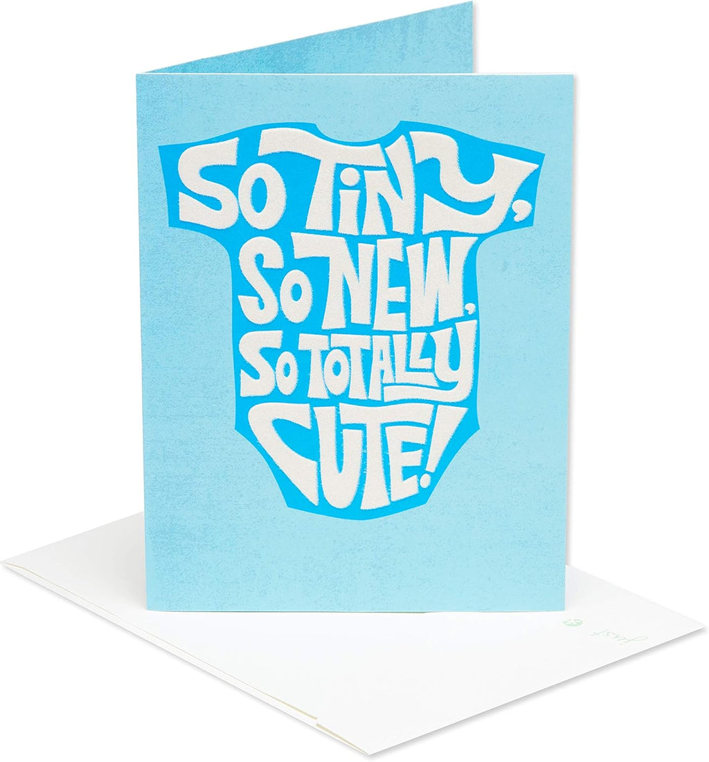 American Greetings New Baby Boy Card (So Tiny So Cute)
