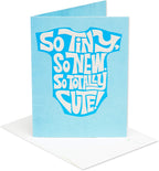 American Greetings New Baby Boy Card (So Tiny So Cute)