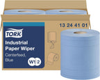 Tork Industrial Wiper Blue W1/W2, Centerfeed, 2 x 375 Sheets, 13244101