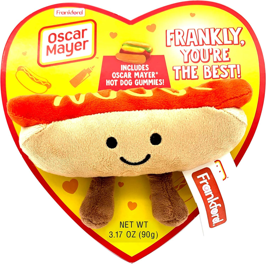 Oscar Mayer Hot Dog Heart Box with Gummy Candy