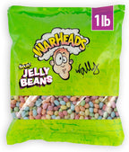 WARHEADS® Sour Jelly Beans Bulk Candy - Assorted Fruit Flavors (Black Cherry, Blue Raspberry, Green Apple, Lemon, Orange, Watermelon) - Sour Candy for Parties and Snacking - 1 lb Bag