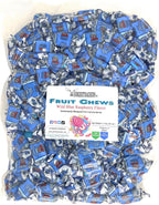 Wild Blue Raspberry Flavored Fruit Chews, 2 Pounds Bulk