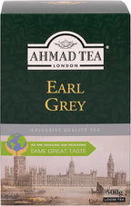 Ahmad Tea Black Tea, Earl Grey Loose Leaf, 500 Gram Box