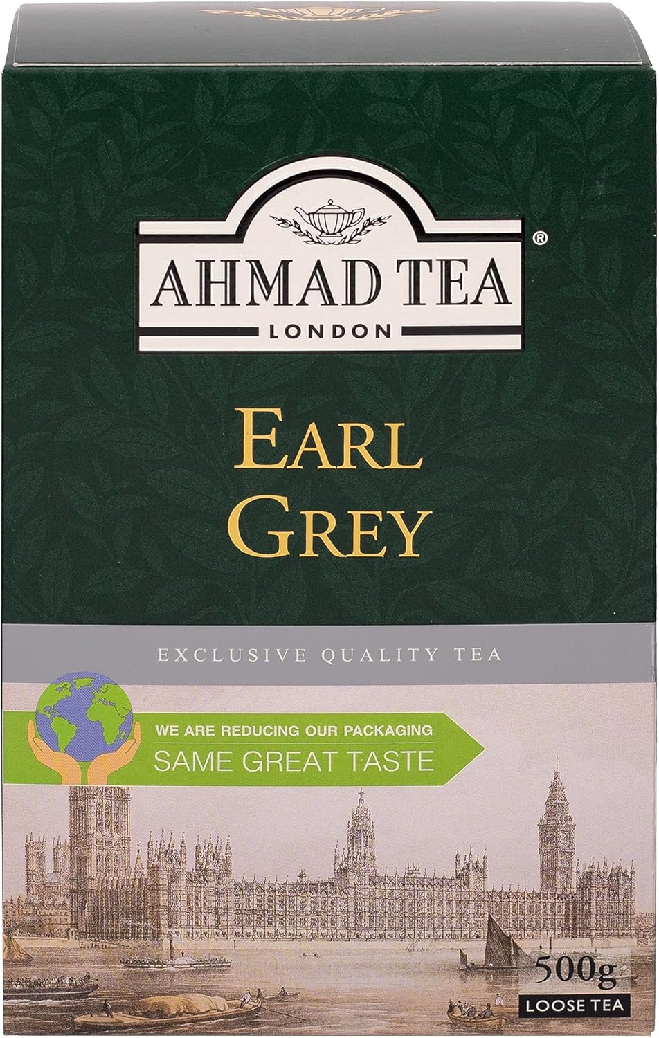 Ahmad Tea Black Tea, Earl Grey Loose Leaf, 500 Gram Box