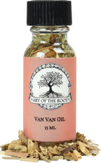 Van Van Oil by Art of the Root | Handmade with Herbs Essential Oils | Conjure, Wiccan, Hoodoo | New Opportunities Success Clearing Obstacles