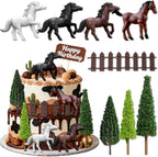 Horse Cake Topper Cowboy Cake Toppers Horse Birthday Decorations